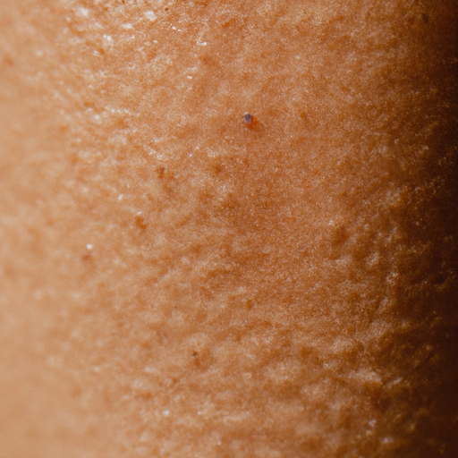 צילום מקרוב של עורו של אדם לפני טיפול בלייזר