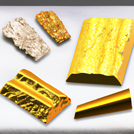 תמונה המתארת דוגמאות שונות של זהב קראט להשוואה