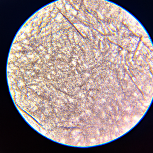 מבט מיקרוסקופי של חוטי קולגן.