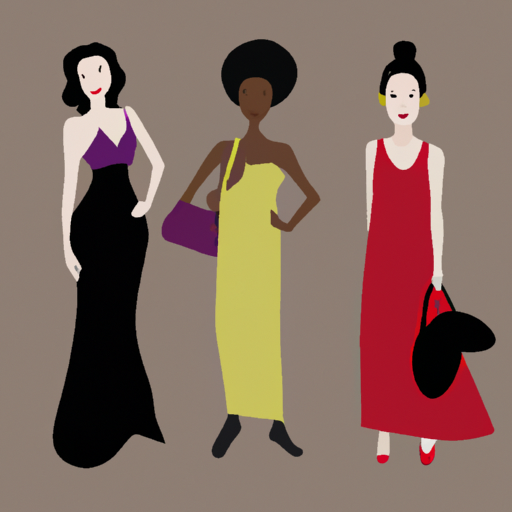 קבוצה מגוונת של נשים המציגות את הסגנון האישי שלהן עם בחירות שמלות שונות